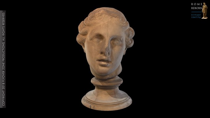 3D rendering of Pergamon, The Beautiful Head