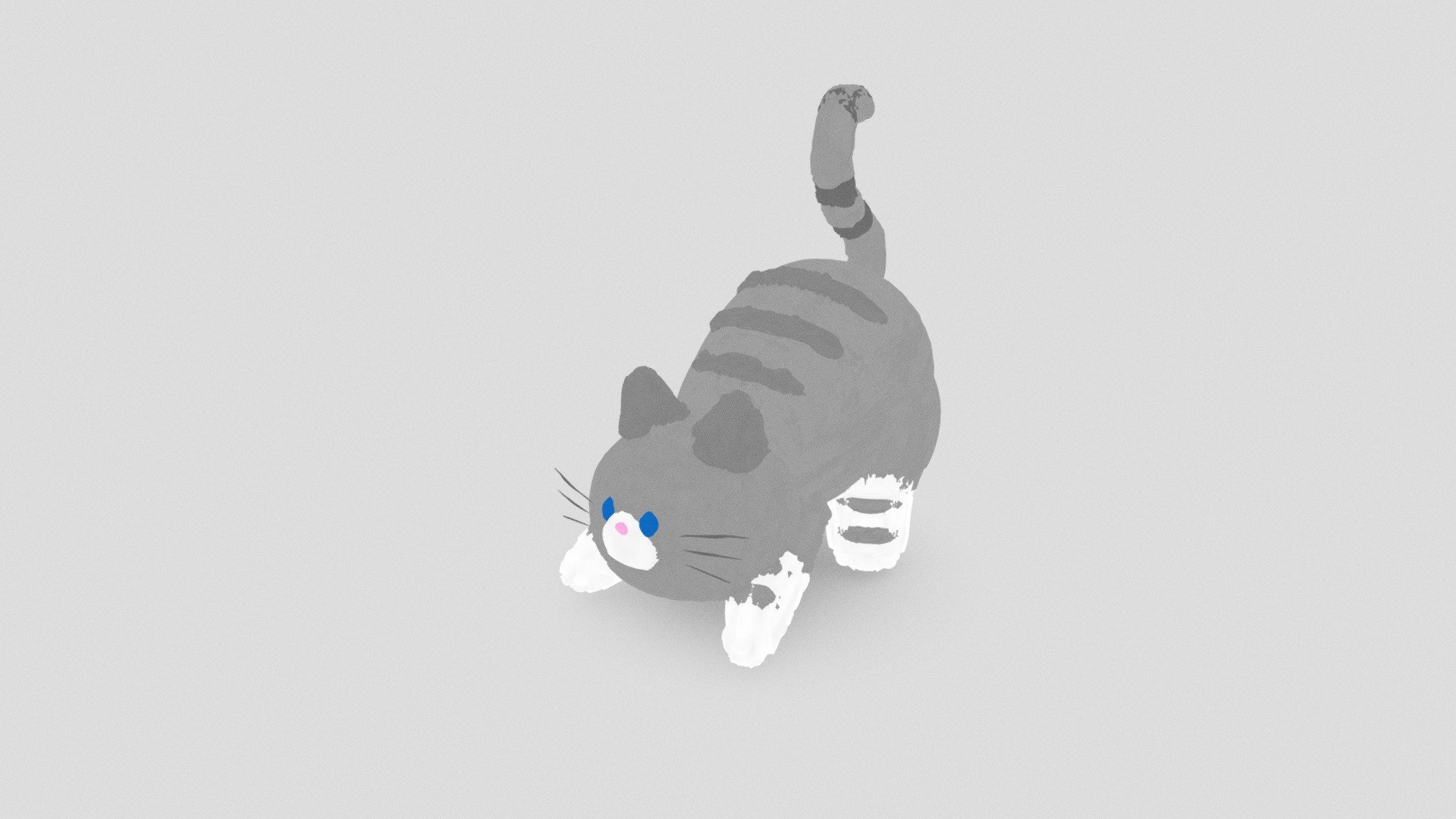 Cat 3d Model By Kkuddo [63947a5] Sketchfab