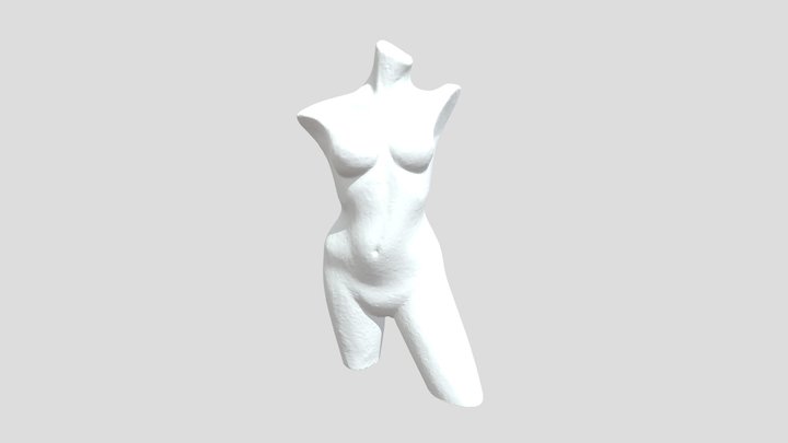 Golden Mannequin 3D Model