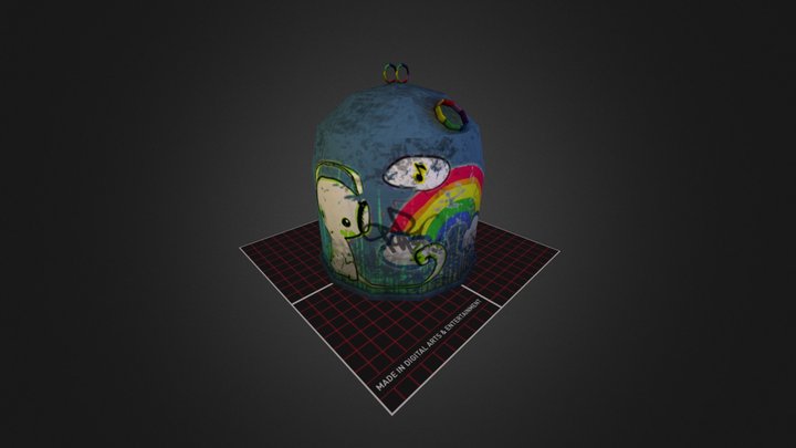 Prop_TrashCan 3D Model