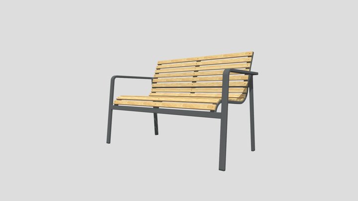 PARC BENCH | PIEDS NUS classic |  TAKASHO 3D Model