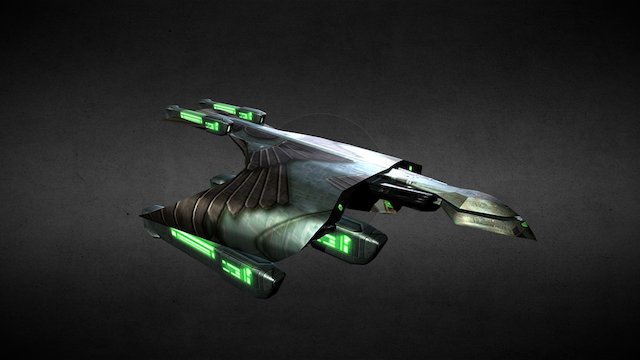 Imperial Hawk Class Battleship 3D Model