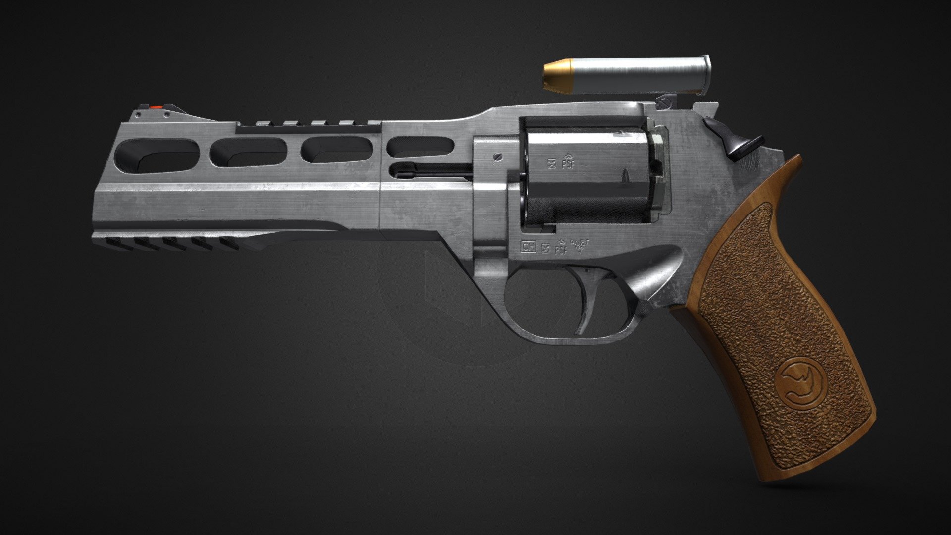 Revolver Rhino - Buy Royalty Free 3D model by Ringtail Studios