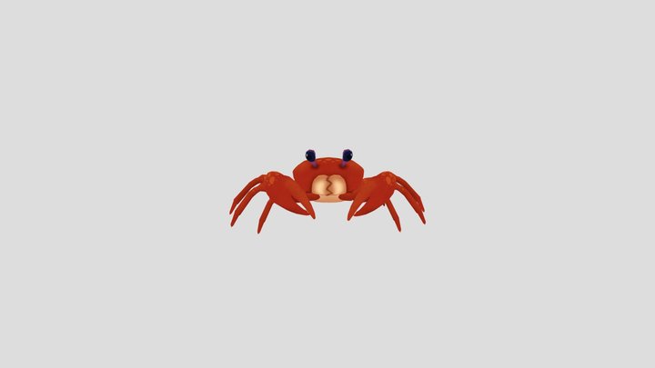 Dancing Crab 3D Model