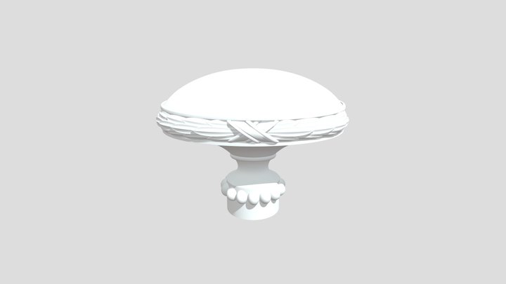 Tirador decorativo 3D para muebles 3D Model