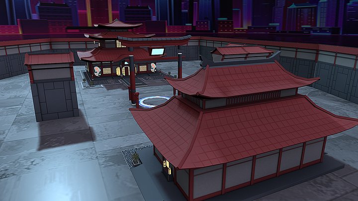 chinese district 3D Model