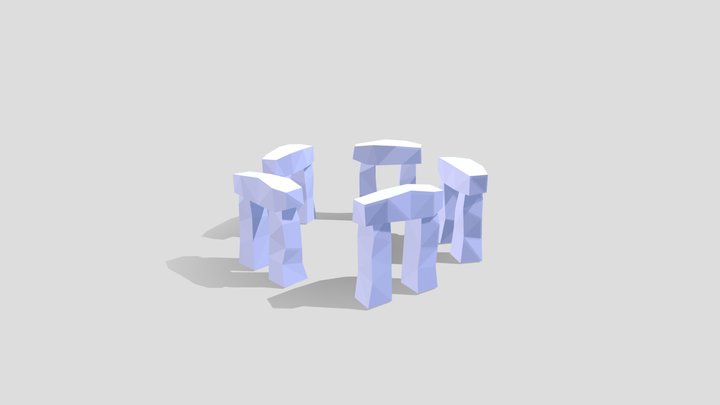 Stonehenge - Low poly 3D Model