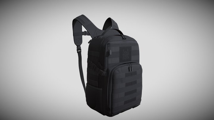 Tactical Backpack 3D Model