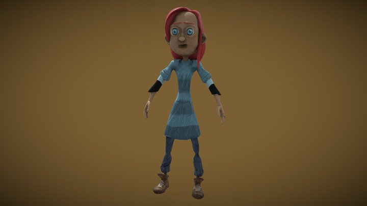 chica 3D Model