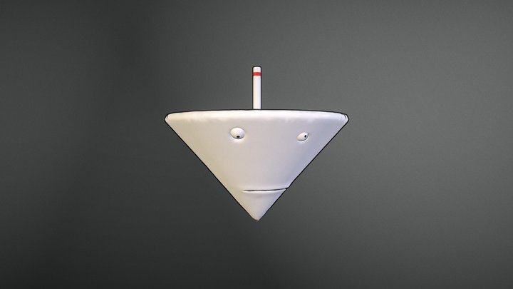 コママン, SPINNING TOP MAN 3D Model