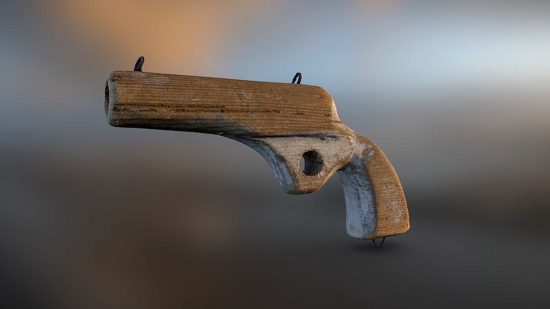 Toy wooden gun #rctoychallenge - 3D model by petemc [639ee23] - Sketchfab