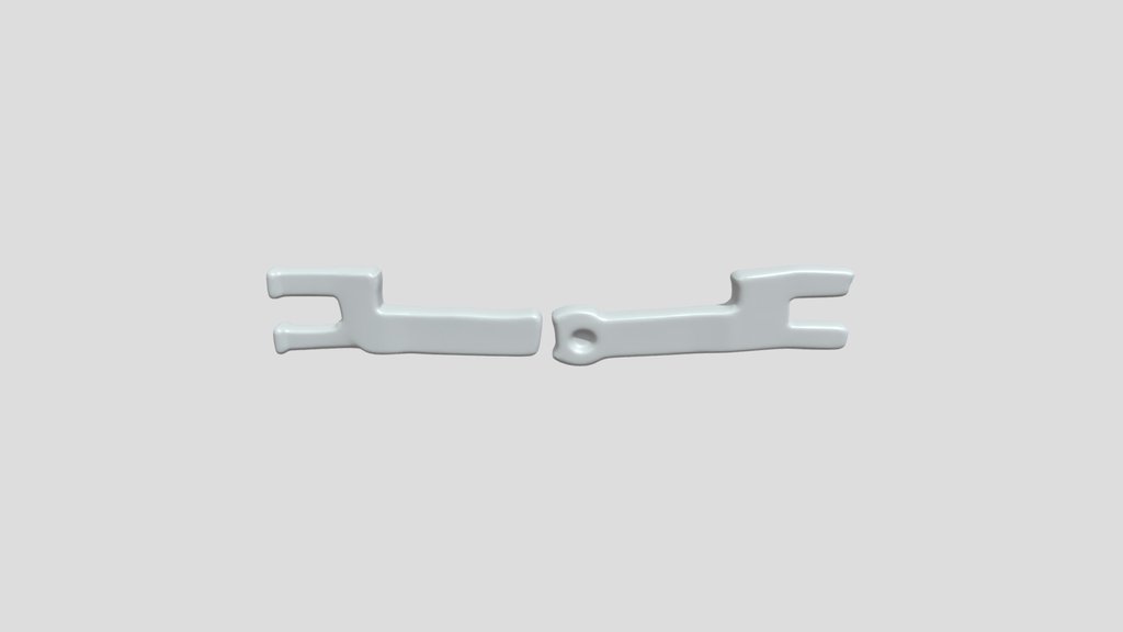 small metal linkage component