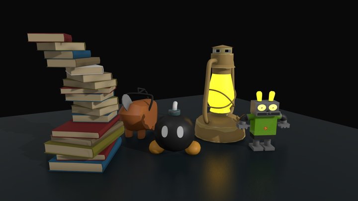 Morita_Accent and color balance [Retry School] 3D Model