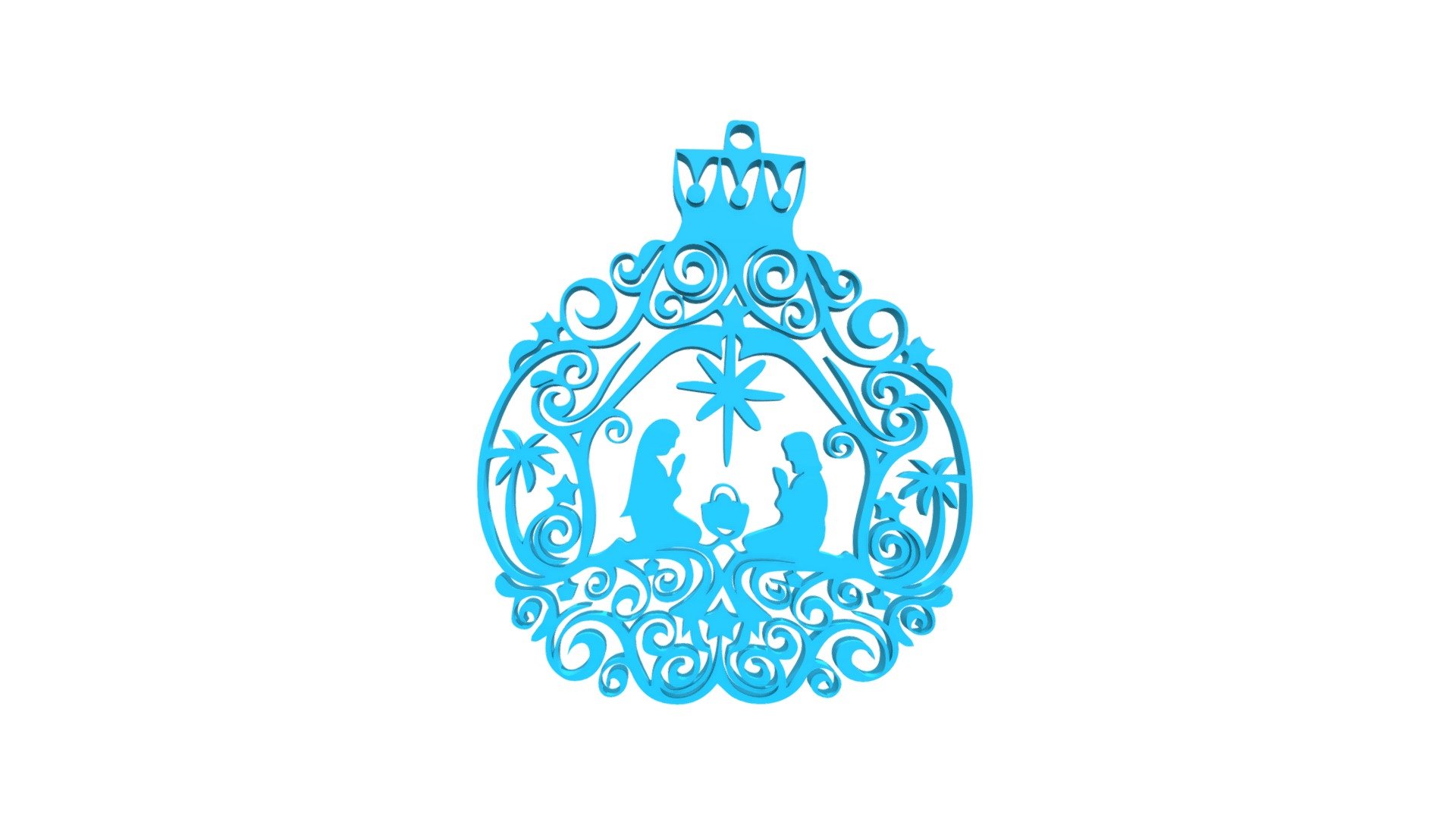 Jesus Christmas Ornament