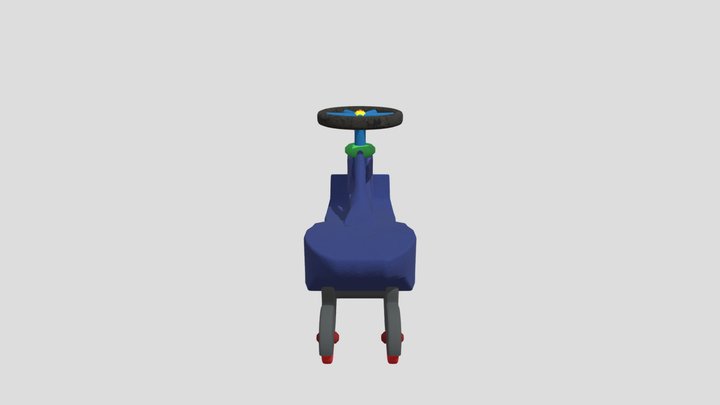 Car Toy Superman 3D Model