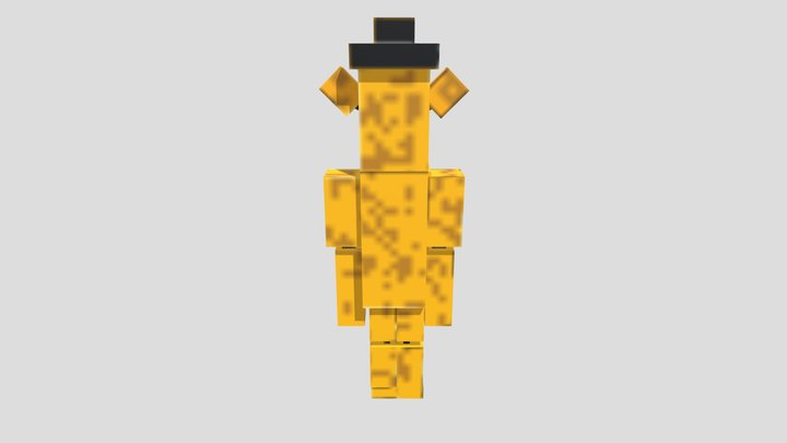 fnaf minecraft model 3D Model