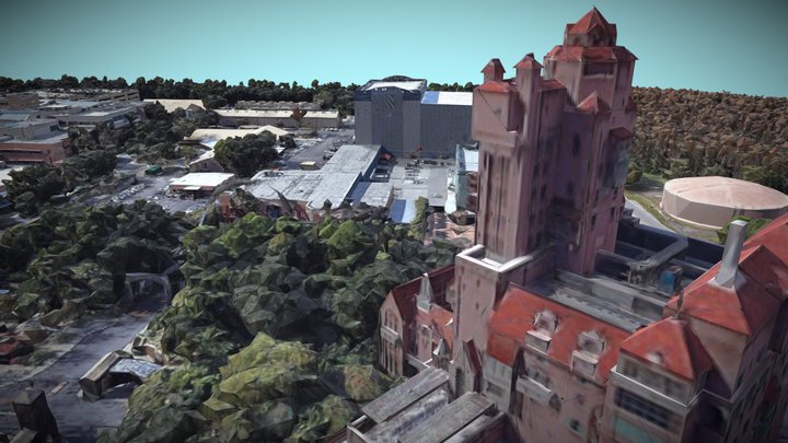 Hollywood Studios, Disneyworld, Orlando, FL, USA – Kostenloses 3D-Modell STL