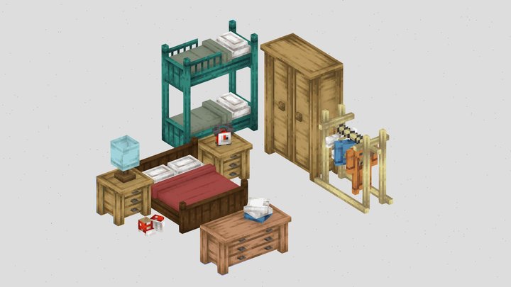 MMC's Bedroom Furniture 3D Model