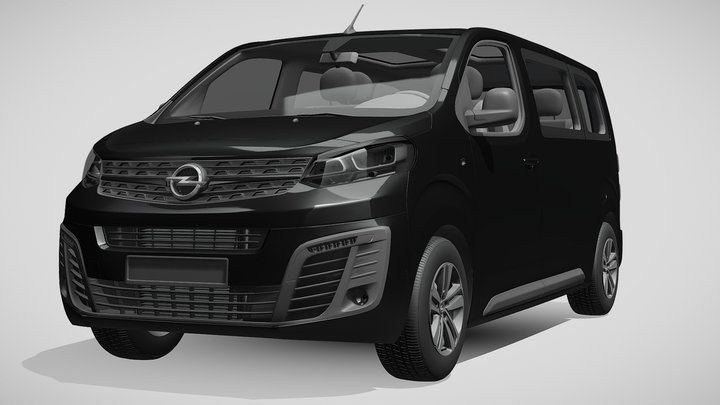 Opel Zafira Life L2 2019 3D Model