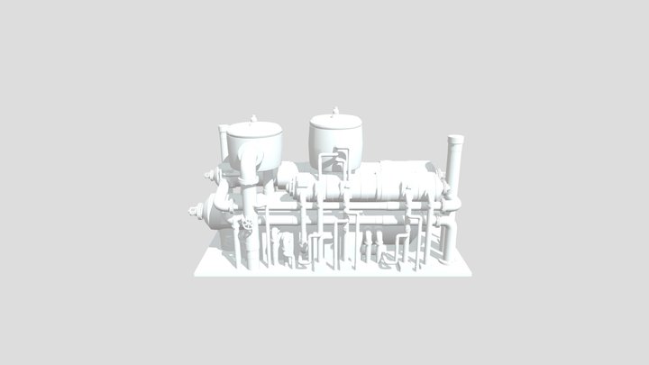 Diesel Generator 3D Model