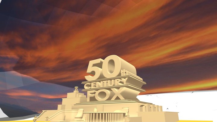 50th Century Fox logo by 50thcenturyfox remake 3D Model