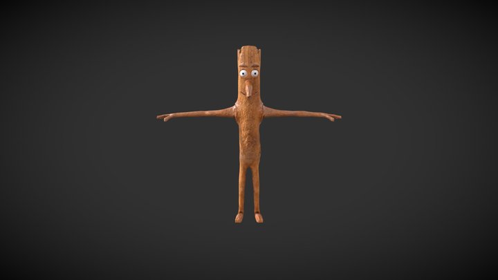 Tree cartoon 3D Model