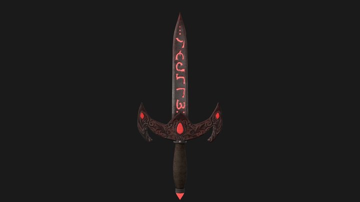 Demon's Dagger 3D Model