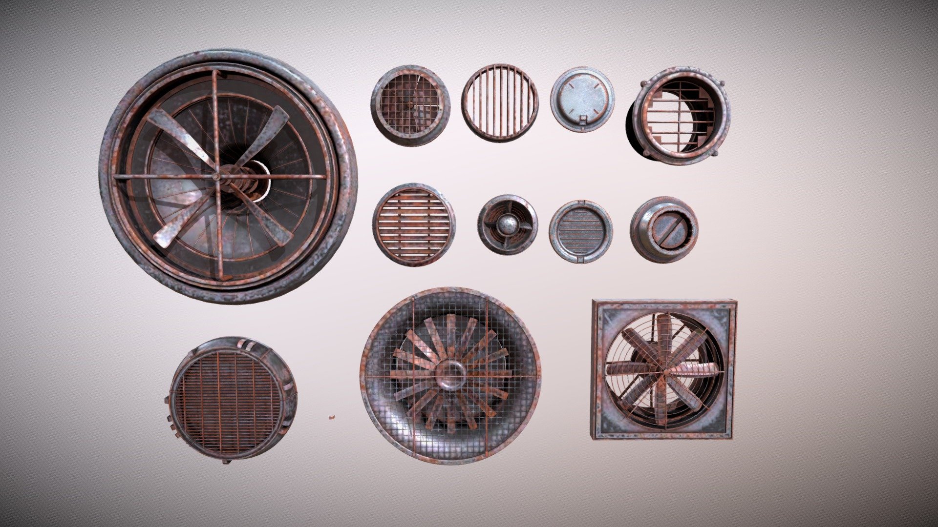 Rusted_Exhaust_Fans_Sketchfab - 3D model by kourosh.archi [63a3827 ...