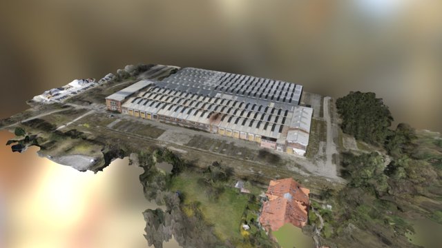 MidRes_partial Facility Building 3D Model
