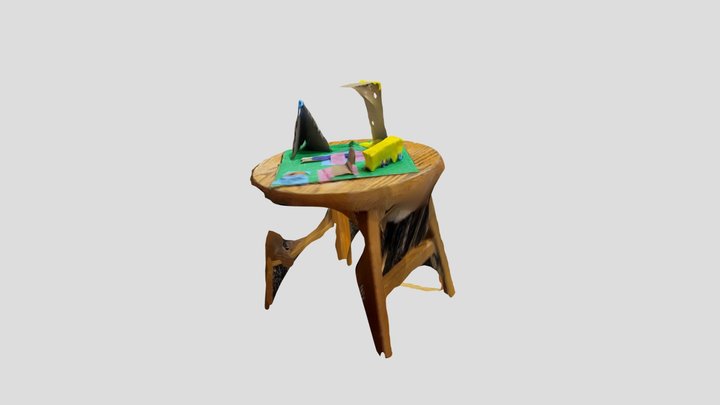cardboard campground 3D Model