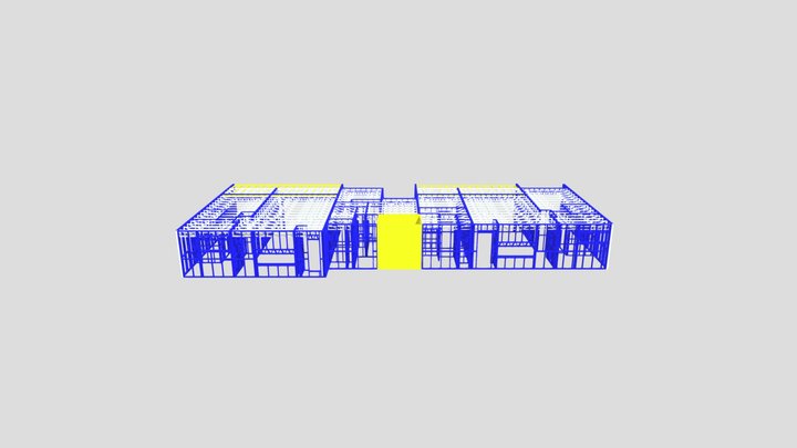 ABP STEEL FRAME HOMEBASE LIVING PORT CHARLOTTE 3D Model