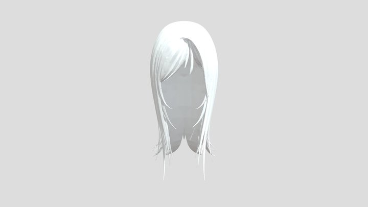 Silver Tresses 3D Model