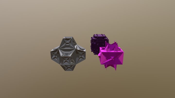 Random Shapes 3D Model