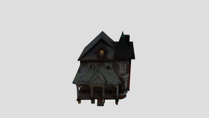 Haunted Old House 3D Model