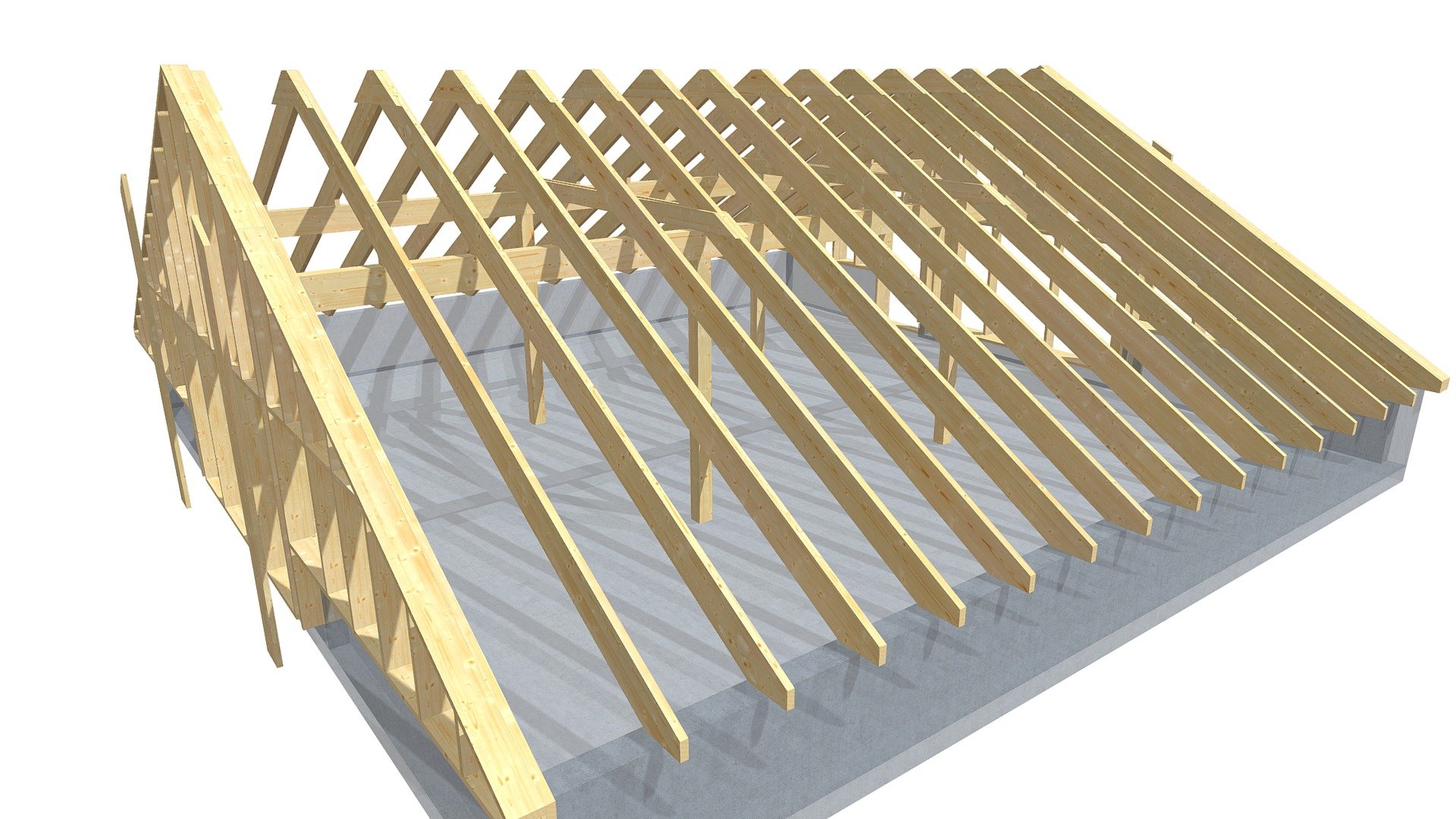 Engineering Roof Structure - 3D model by KD - INVEST inwestycje i ...