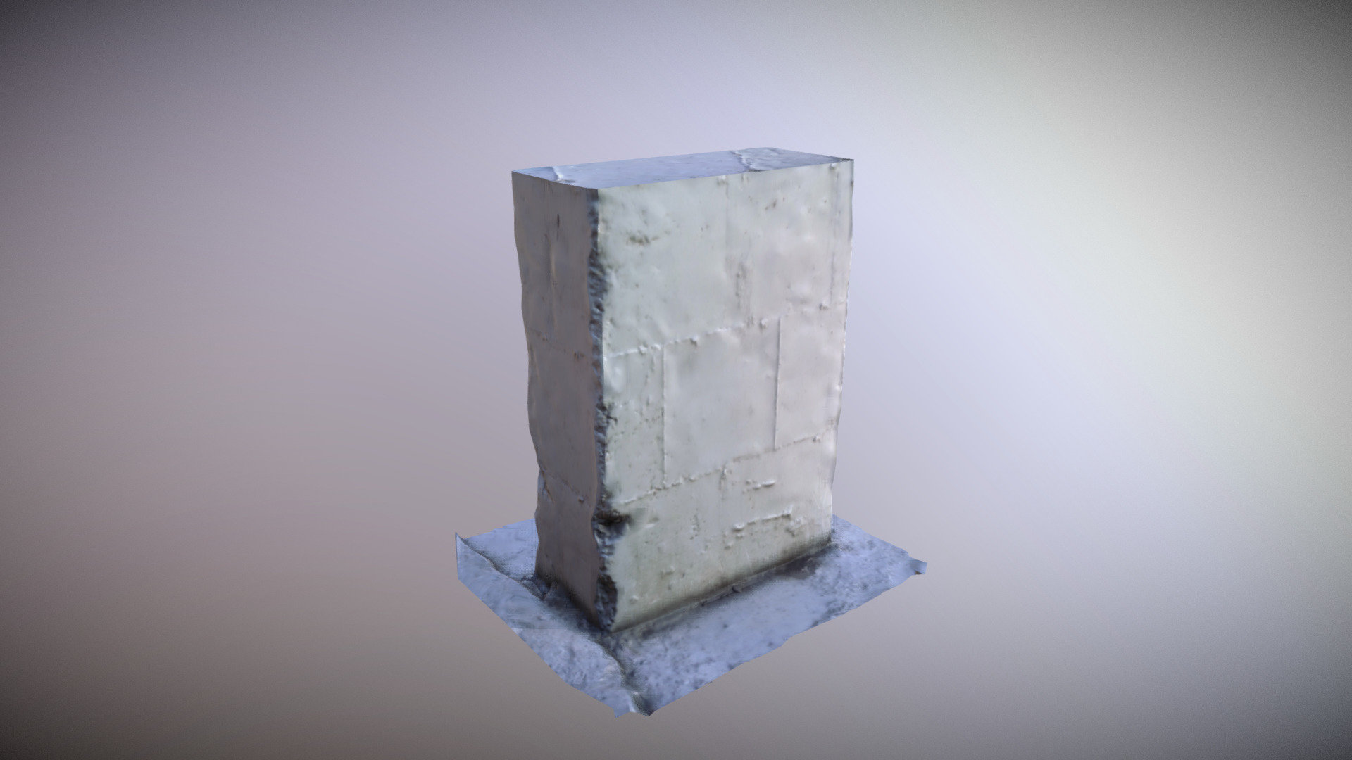 photogrammetry pillar low poly
