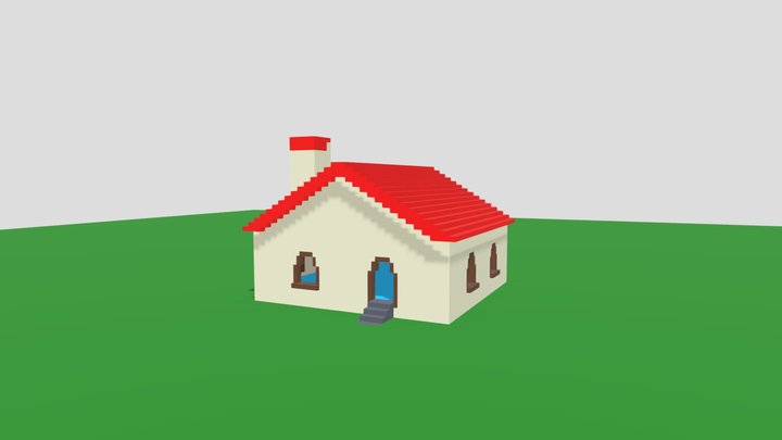 Roblox classic house 3D Model
