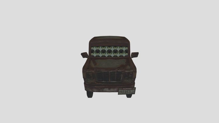 Wii - Cars Mater- National Championship - Fred 3D Model