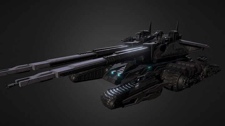 the M98A3 Behomoth Concept 3D Model