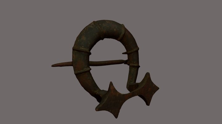 fibula with star-shaped endings 3D Model