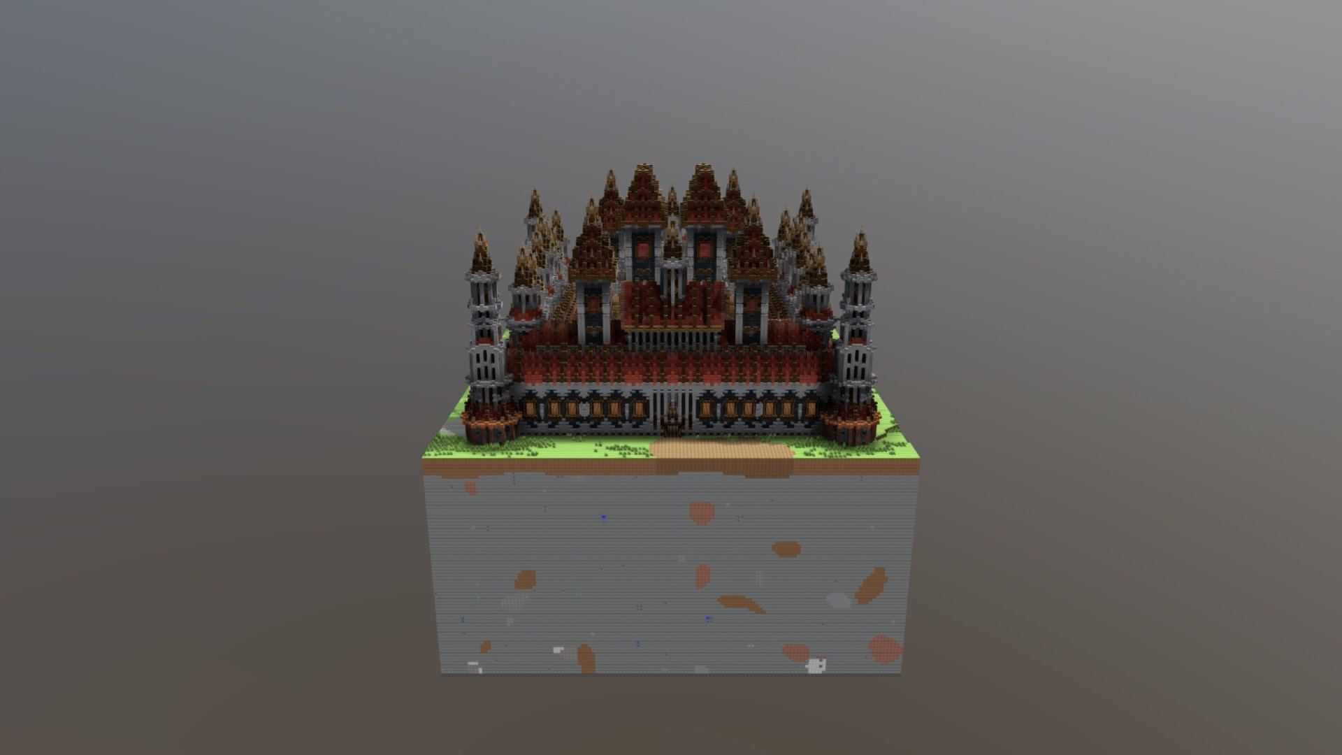 Faction spawn Red Castle - 3D model by Matilaina [63abb52] - Sketchfab