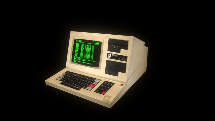 CP-500 - Prologica - TRS 80 Model III Clone 3D Model