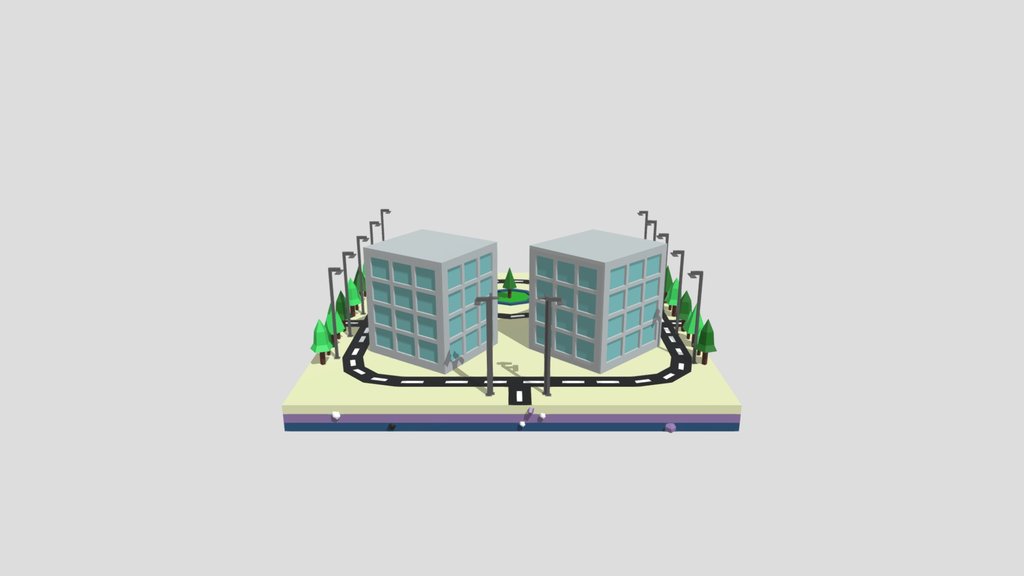 Sj Commercial Building Lowpoly 08