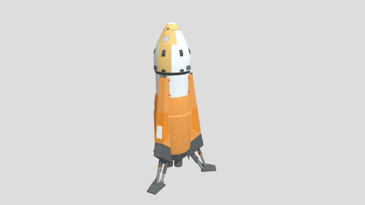 Spaceship 3D Model