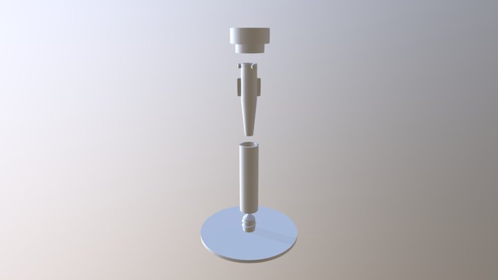 Exploded Drain Assembly2 3D Model