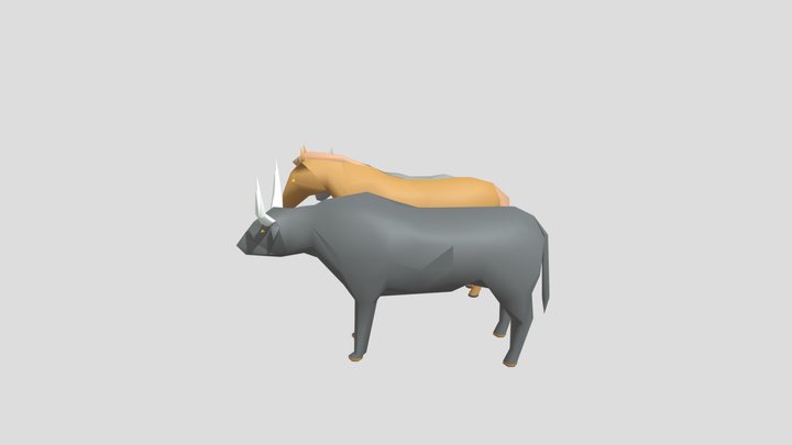 Set of Animals 3D Model