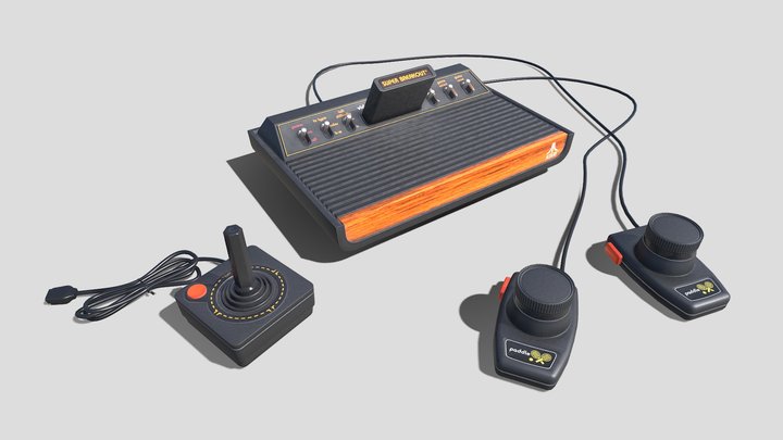 Atari 2600 3D Model