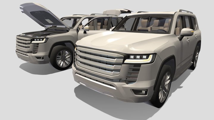 Toyota Land Cruiser 300 3D Model