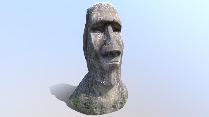 Easter island head 3D Model