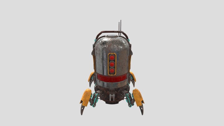 MEDA 110 Spiderbot 3D Model